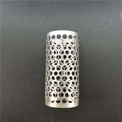 Circular Hole 0.4mm 2mm Perforated Filter Tube