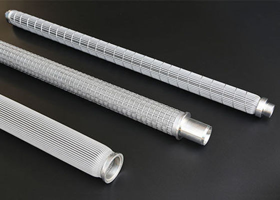 2Microns SS304 High Polymer Industry Pleated Matel Wire Mesh Filter