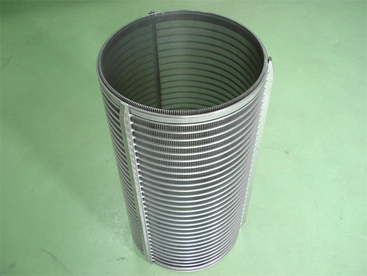 Stainless Steel Slot Johnson Screen Filter Elements 15 Micron