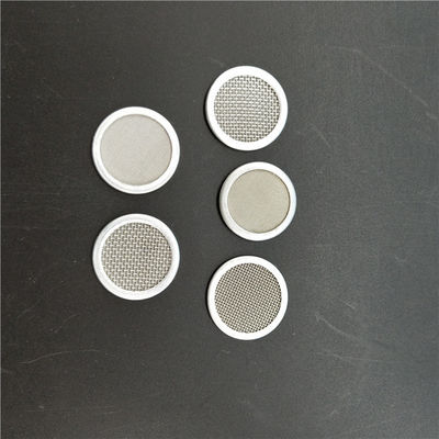 Plain Weave Overall Dia 5.0mm 5000mm Sintered Disc Filter