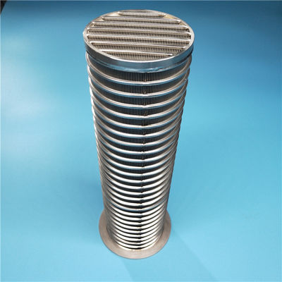 Plain Beveled Ends Length 10mm SUS304 Wedge Wire Screen Filter Pipe