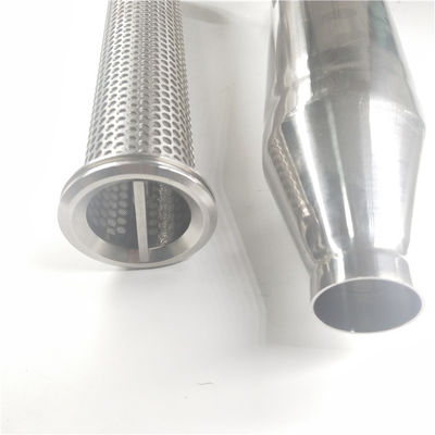 Liquid Filtration SS304 0.5um Stainless Steel Mesh Tube Filter
