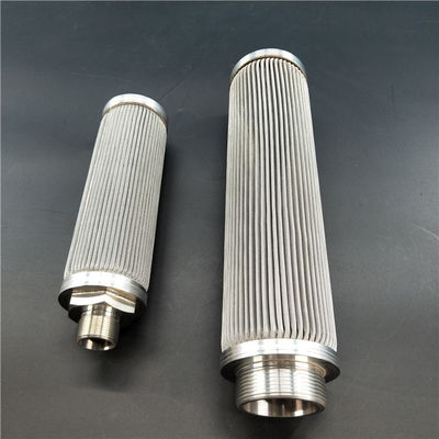 10-60um 304 Stainless Steel Pleated Wire Mesh Filter