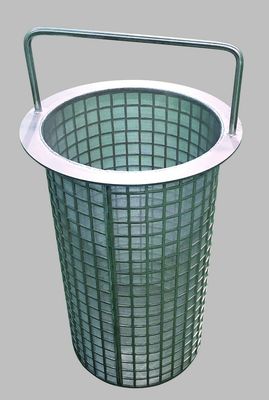 304 Or 316 Housing Large Diameter ISO Stainless Steel Basket Filter