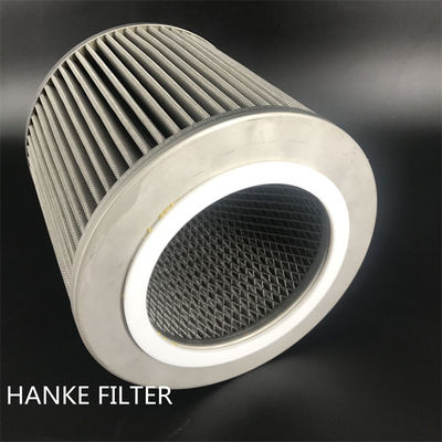 14-180mm SS316 Water Treatment Pleated Wire Mesh Filter