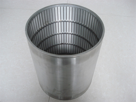 Ss316 Material 50 Micron Wedge Wire Screen Filter Malt Dust Filtration