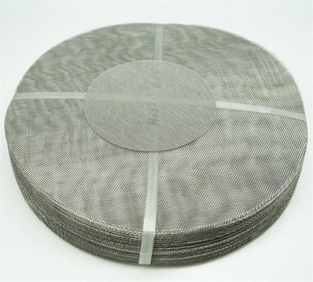 8 Micron Ss202 Wire Mesh Filter Disc Industrial Filtration Spot Welding