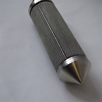 Diameter 74mm Pleated Filter Elements Rate 140 Micron Steel