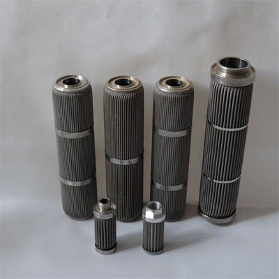 60 Micron Rating Pleated Wire Mesh Filter Ss 316 Recycled Plastic Extruder Spare Parts
