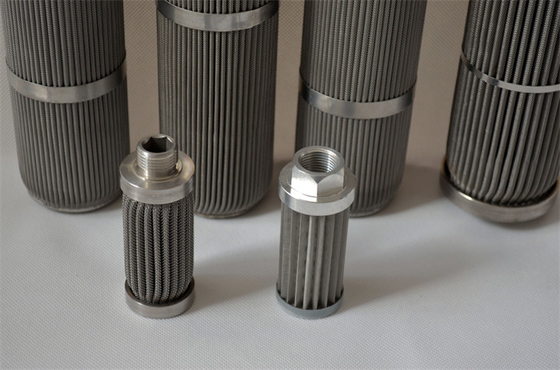 15 Micron Wire Mesh Filter Pleated Iso9001 Passed